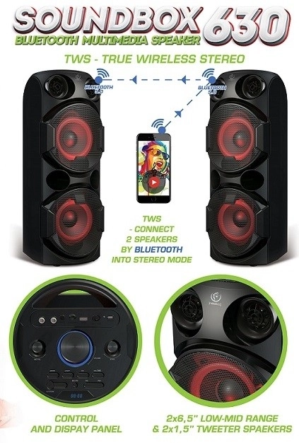 Bluetooth Karaoke Lautsprecher SoundBox