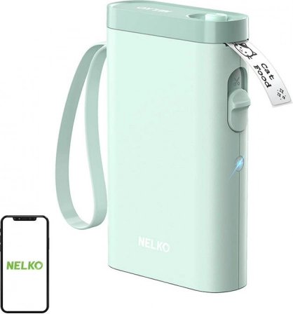 Imprimante d’étiquettes portable Nelko P21 verte