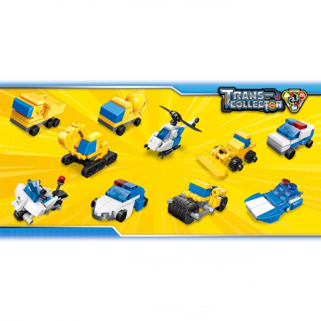Qman Bouwset Politie Ingenieursteam 3-in-1