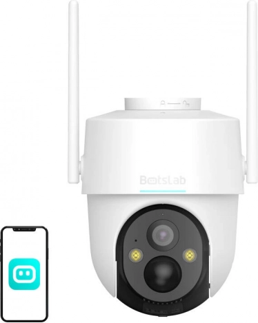 Buiten Wi‑Fi-camera Botslab 3 MP met zonnepaneel en 360° rotatie