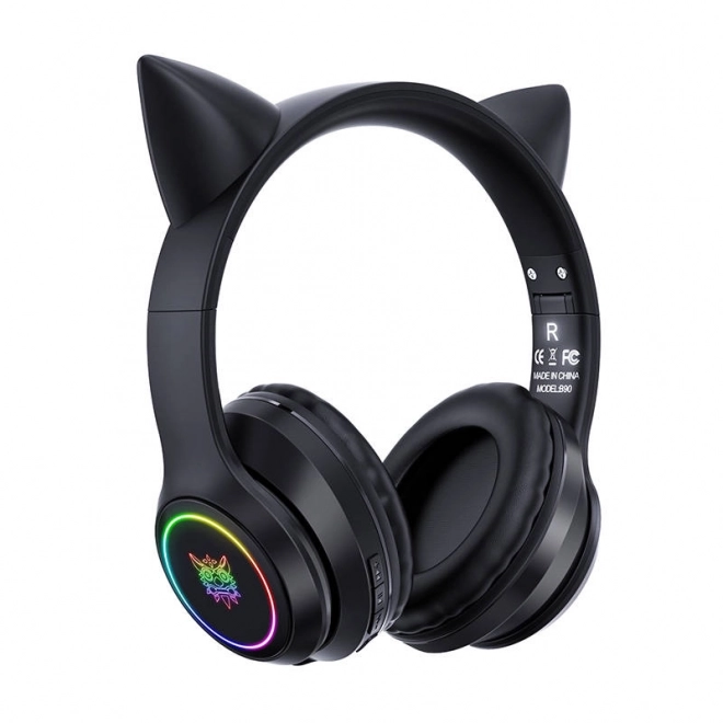 Gaming-Kopfhörer mit Katzenohren ONIKUMA B90 Schwarz