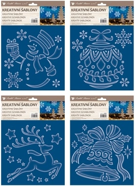 Pochoirs créatifs – mix de motifs 25 × 35 cm