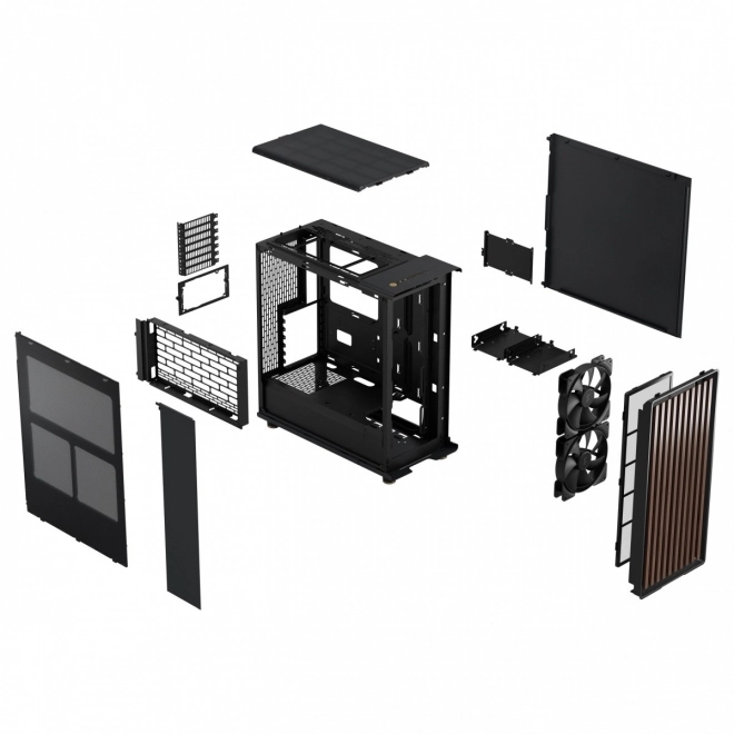 Computerbehuizing North Charcoal Black