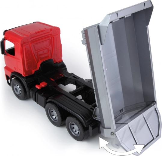 Functional tilting and lockable dump bed