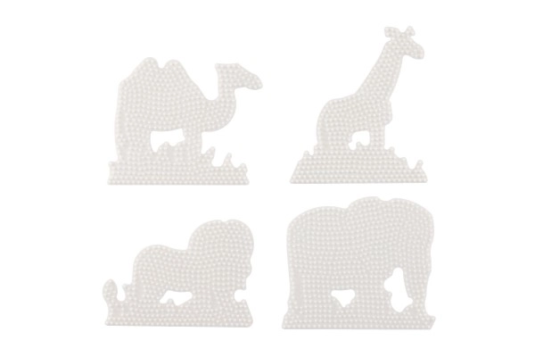 Strijkkralen Matjes Dieren - Olifant, Giraffe, Leeuw en Kameel