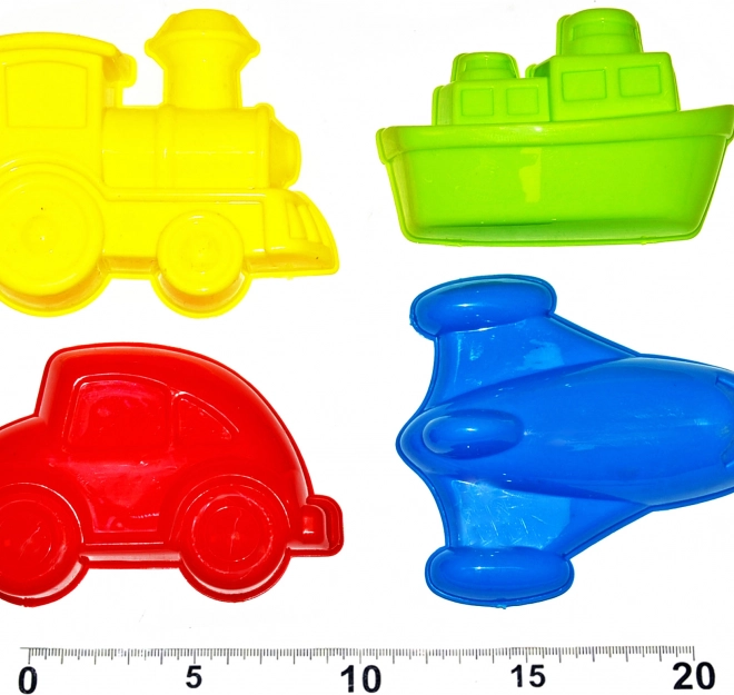 Zandvormpjes - set van 4 stuks