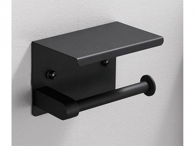Stilvoller Toilettenpapierhalter mit Ablage für Handy im Loft-Design