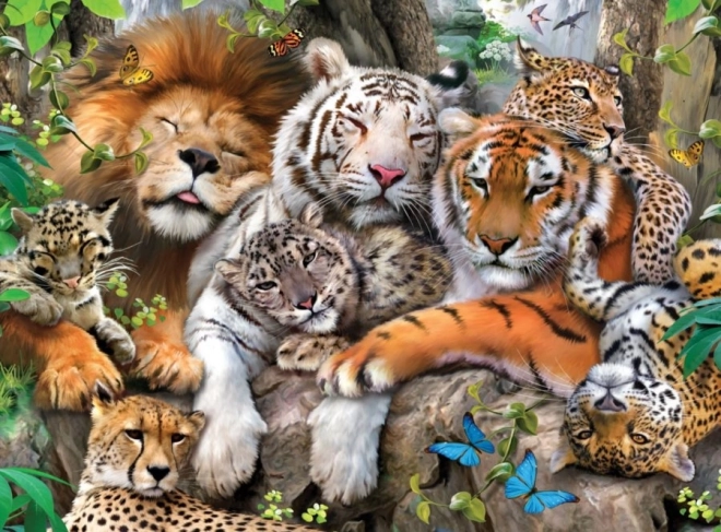 Puzzel Grote Katten 200 Stukken