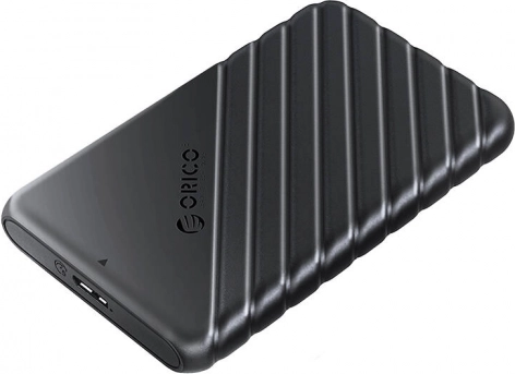 Orico 25PW1 boîtier externe pour HDD/SSD 2,5", USB 3.0 5 Gb/s, USB‑A vers Micro‑B, noir