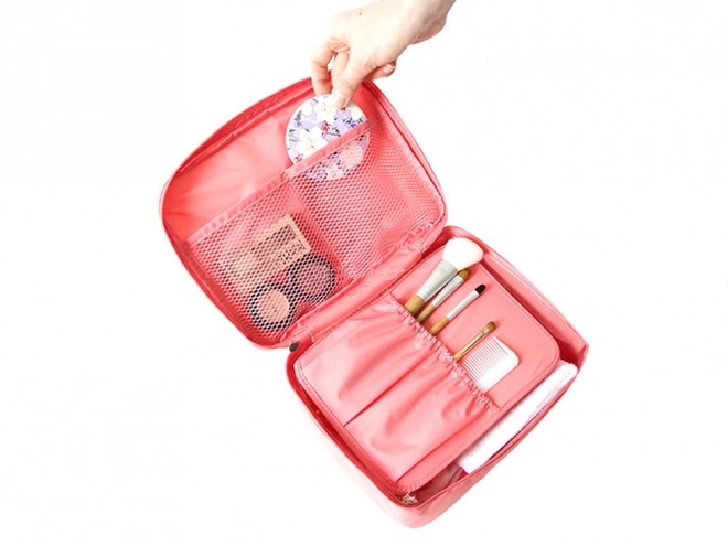 Cosmetische tas reisorganisator zalmkleurig