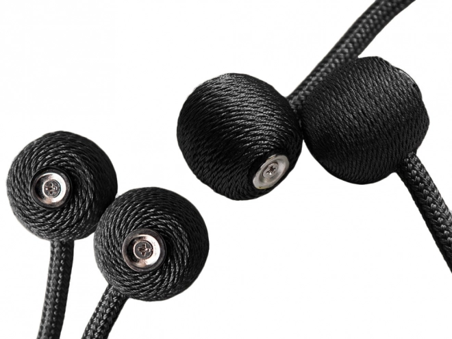 Decorative magnetic clips for curtains – Black