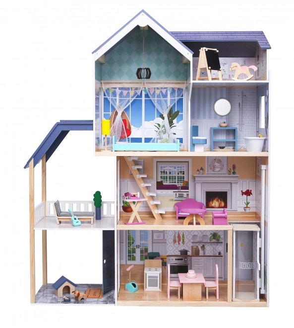 Maison de poupée en bois Maya Résidence par ECOTOYS