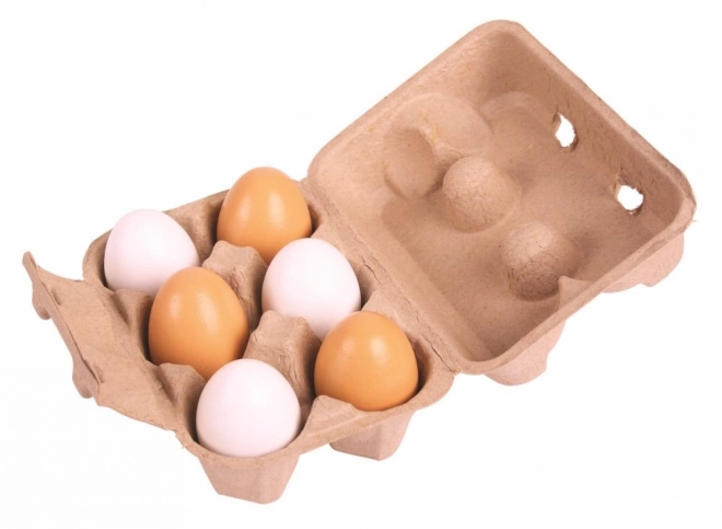 Bigjigs Toys Oeufs dans une boîte 6 pcs