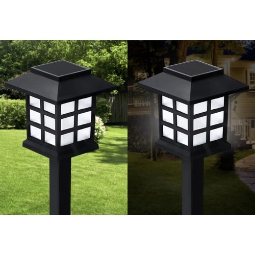 Solar tuinlampen LED – set van 6 huizen