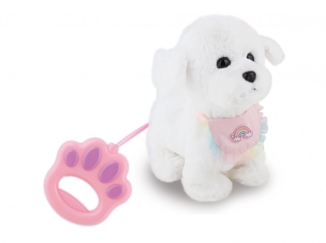 Hond lopend met effecten aan kabel 22 cm