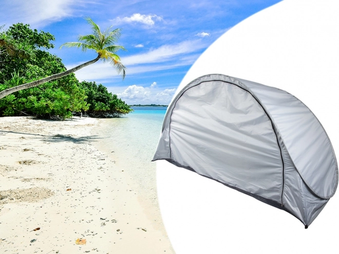 Zelfvouwende strandtent met UV-bescherming