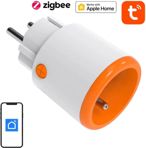 NEO slimme stekker met verbruiksmeting, Zigbee 3.0, 16 A, FR, compatibel met Apple Home, Google Home en Alexa