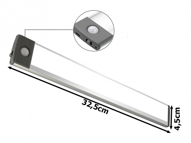 Sensor lamp with motion and dusk sensor