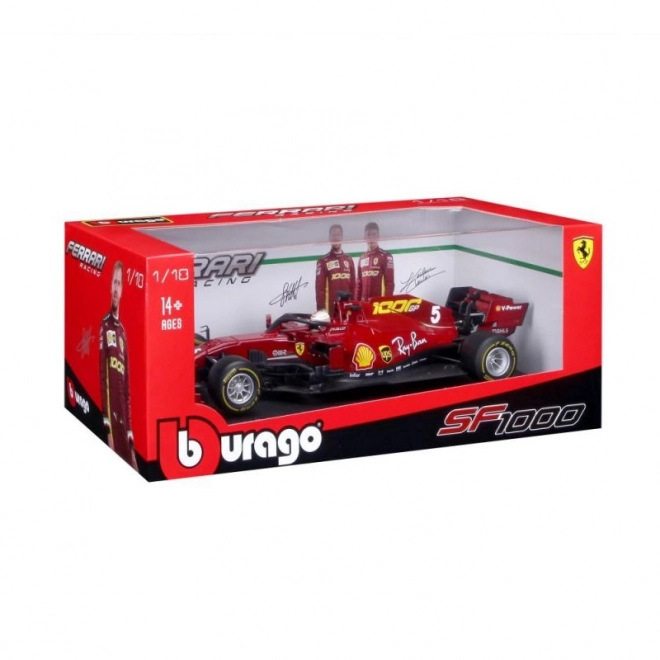 Metal Model Car Ferrari SF1000 F1 2020 Tuscan GP Sebastian Vettel