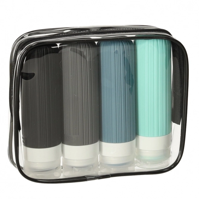 Set van doorzichtige reis cosmetische tassen - 3 stuks
