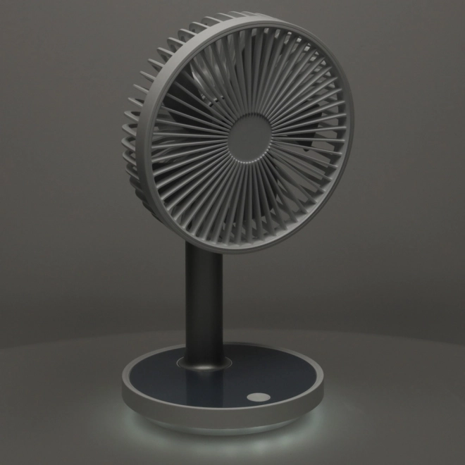 Witte draadloze tafelventilator 30cm