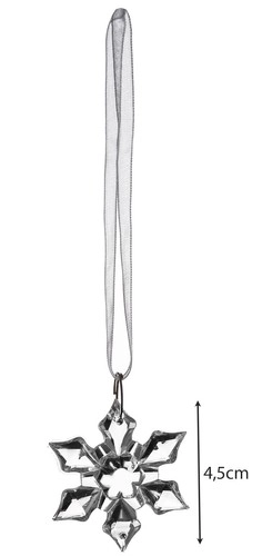Snowflake Christmas Ornaments - Set of 2