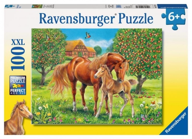 Puzzel Paarden in de Weide XXL