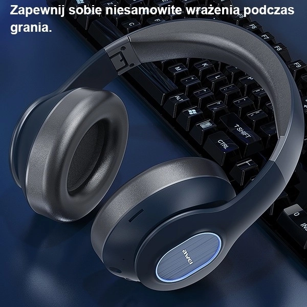 Wireless Headphones Awei Bluetooth Black
