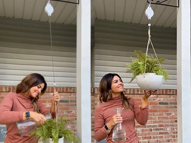 Adjustable Plant Hook with Extendable Handle