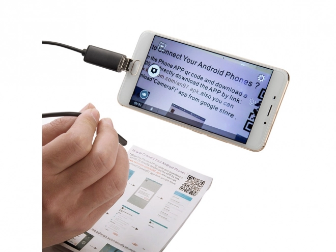 Caméra d'inspection endoscopique avec éclairage LED 10m USB
