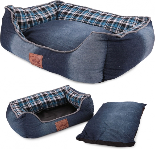 Honden- en kattenbed met afneembaar kussen XL