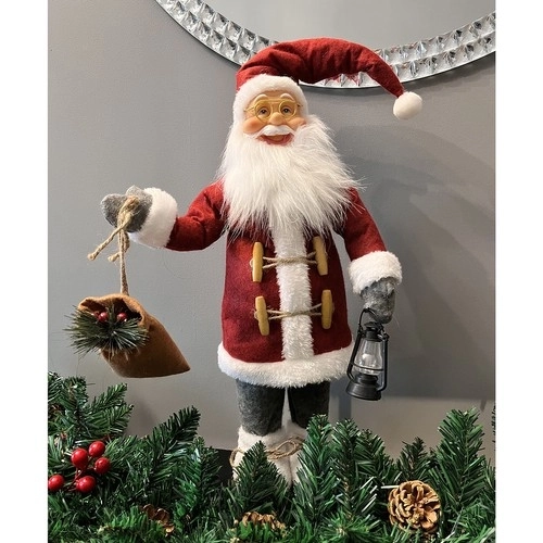 Weihnachtsmann Dekorationsfigur 45 cm