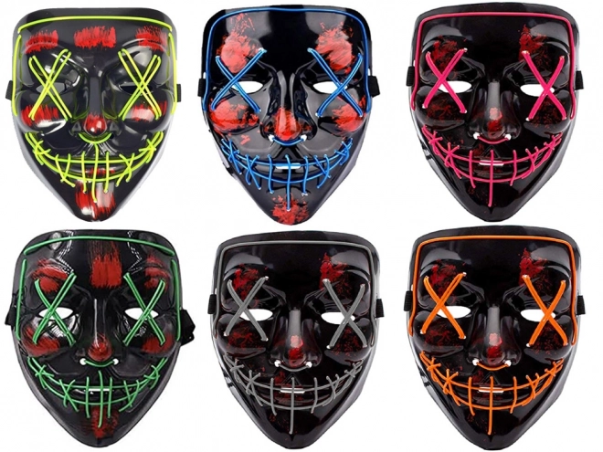 Led Halloween Party Mask - The Purge Style