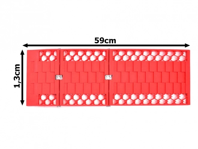 Foldable Anti-Slip Rescue Tracks for Camper