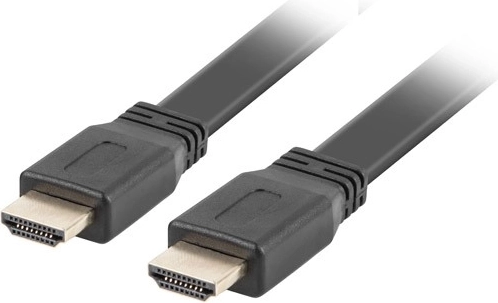 Flat HDMI Cable 2.0 1.8 m Black 4K 60 Hz Solid Copper