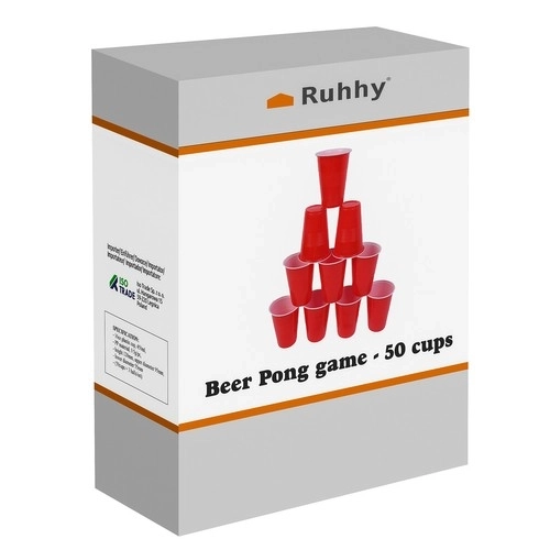 Beer Pong spel- 50 bekers Ruhhy 21232