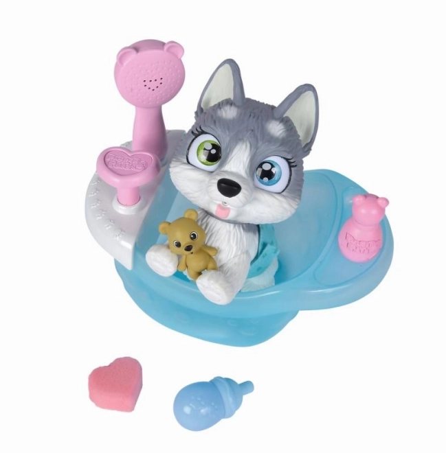 Husky Dog Pamper Petz in the Bath