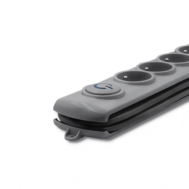 Overspanningsbeveiliging Quick Switch, 6 stopcontacten, 1,8 m, grijs