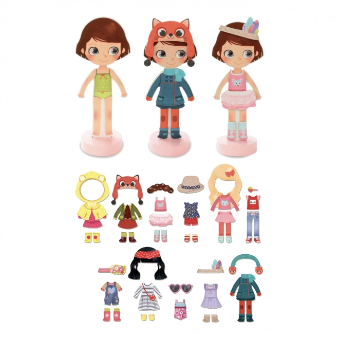 Vilac Magnetische verkleedpuzzel Chloe