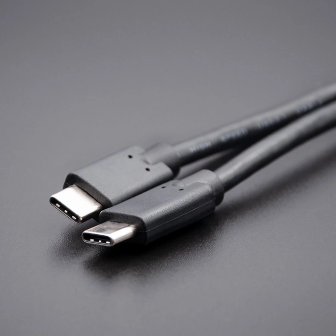 USB-C naar USB-C-kabel voor gegevensoverdracht en opladen, 3 m, zwart