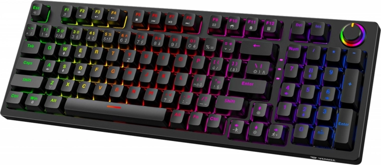 Mechanical RGB keyboard for confident keystrokes