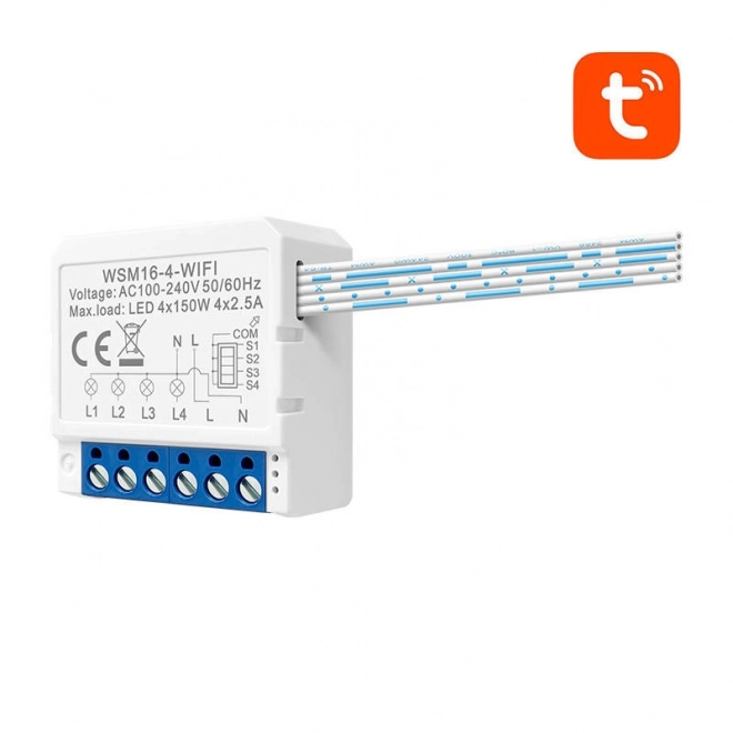 Smart WiFi switching module Avatto WSM16 TUYA – W4