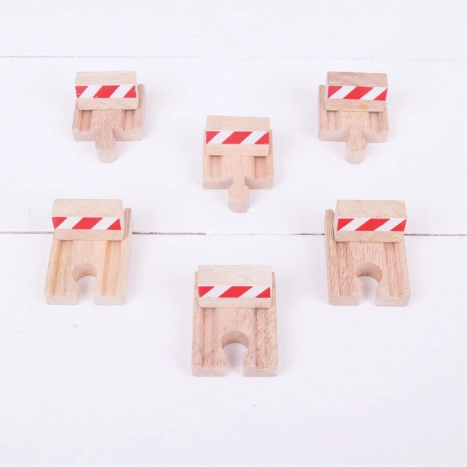 Set van houten stootblokken Bigjigs Rail