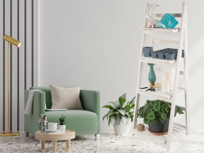 Houten meerlagige plantenbak of rek