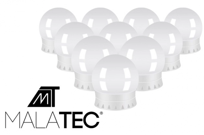 Lampes LED pour miroir/toilette - 10 pièces.