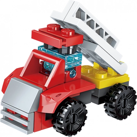 Feuerwehrauto mit Leiter 3-in-1