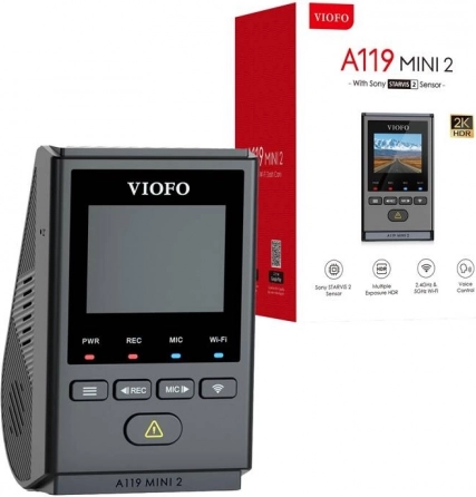 Autokamera Viofo A119 Mini 2 mit 2K Auflösung, WiFi und GPS