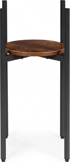 Stylische Holzablage für Pflanzen und Deko