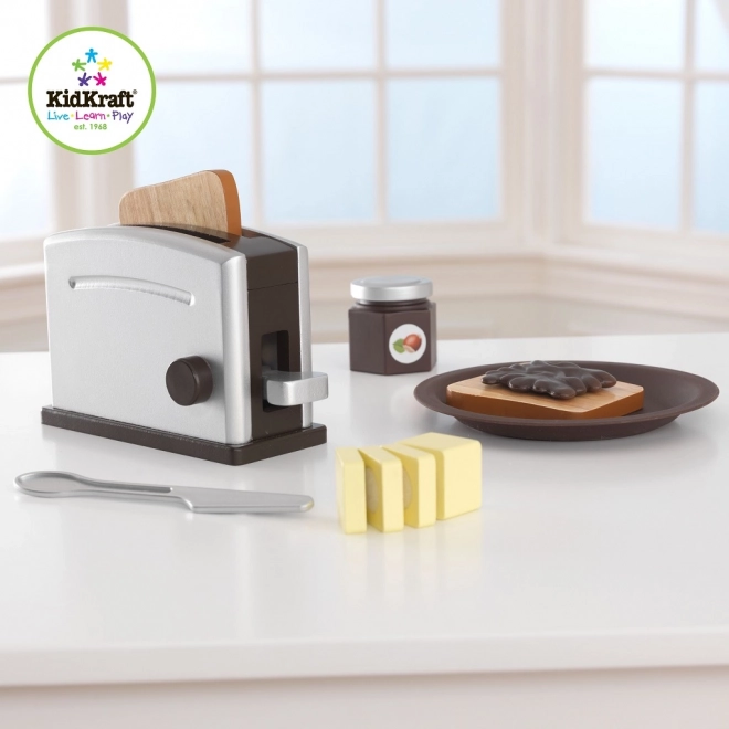 KidKraft Houten Set Broodrooster Espresso