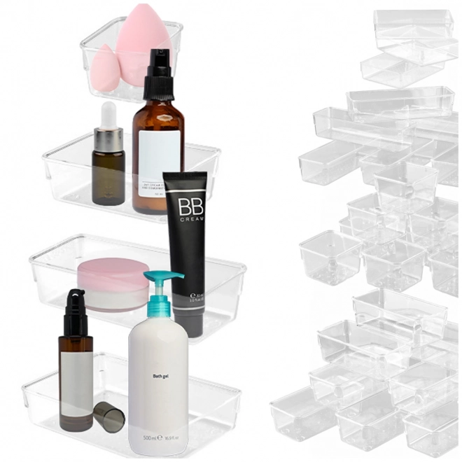 Acryl Schreibtisch-Organizer Set 25-teilig